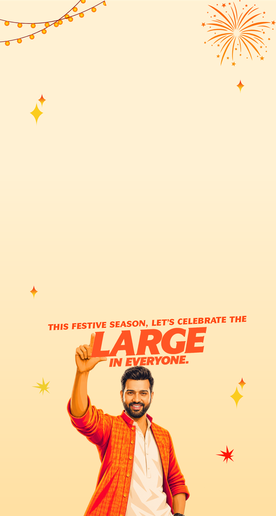 Royal Stag festive background